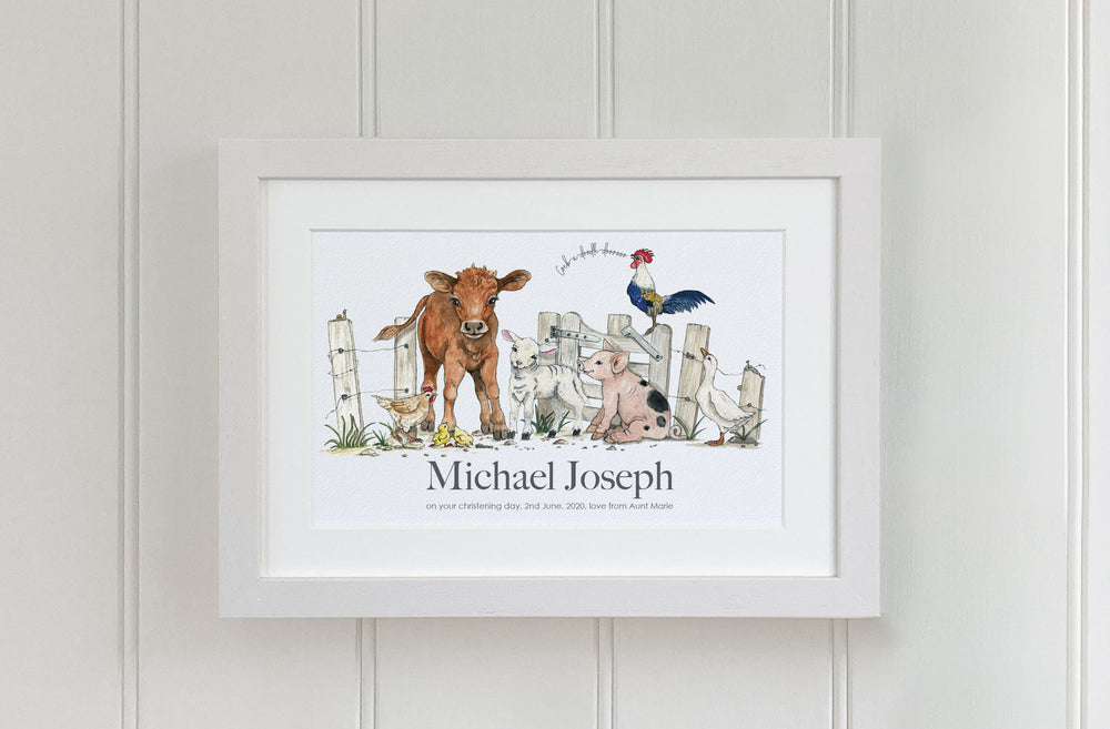 Personalised Irish Animal Art Prints