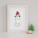 Cute Rabbit in hat fine art print gift