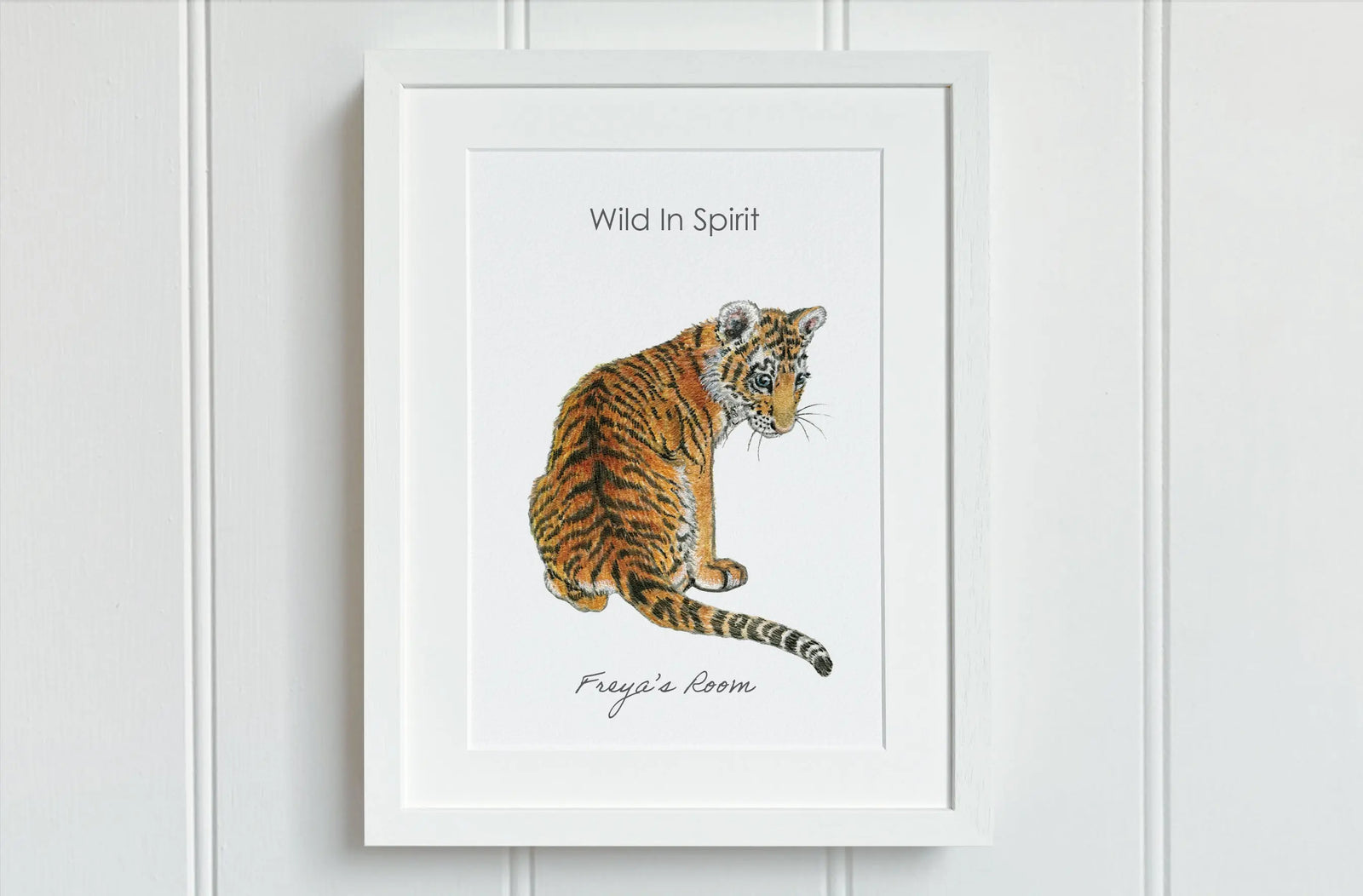 Tiger Nursery Art Print Fiadh&Finn